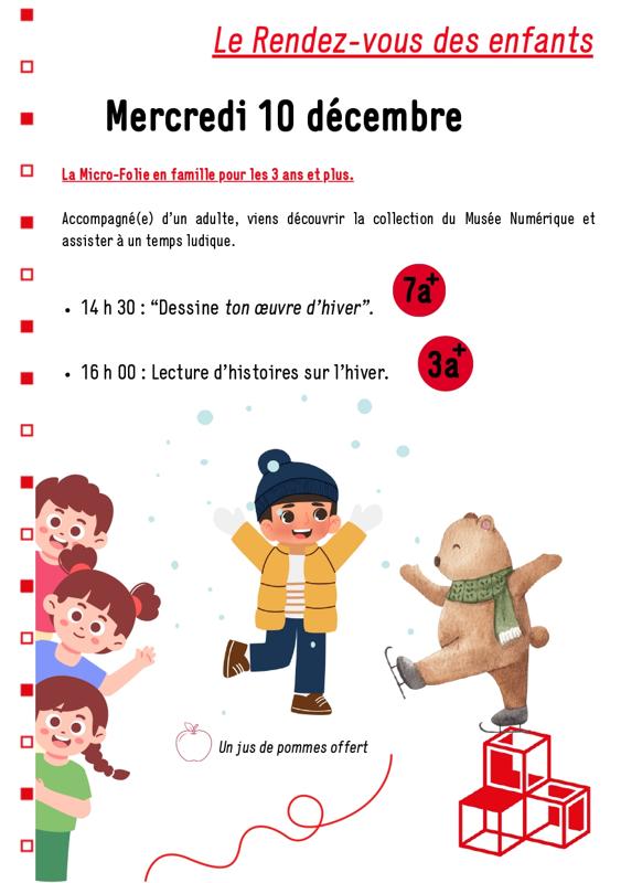 Micro-Folie - Musée Numérique : l'hiver en oeuvres