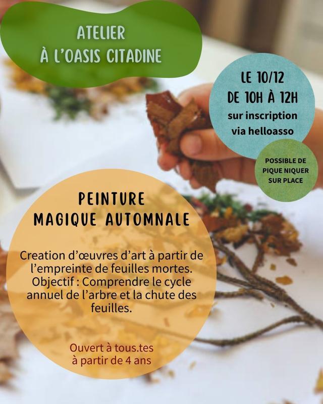 PEINTURE MAGIQUE AUTOMNALE