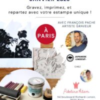 Atelier de linogravure sur Paris