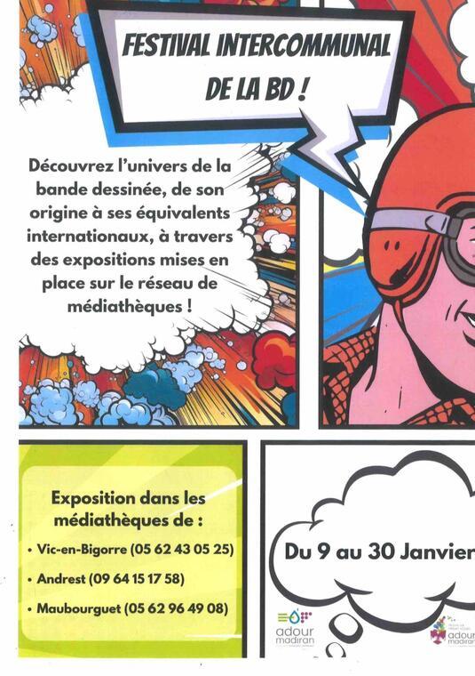Exposition Festival intercommunal de la BD