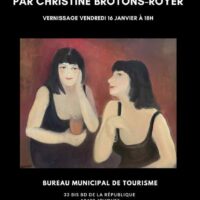 Exposition "Incertains regards" par Christine Brotons-Royer au bureau de tourisme
