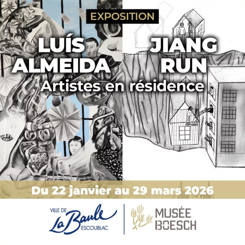 Exposition Luis Almeida / Jiang Run - Artistes en résidence