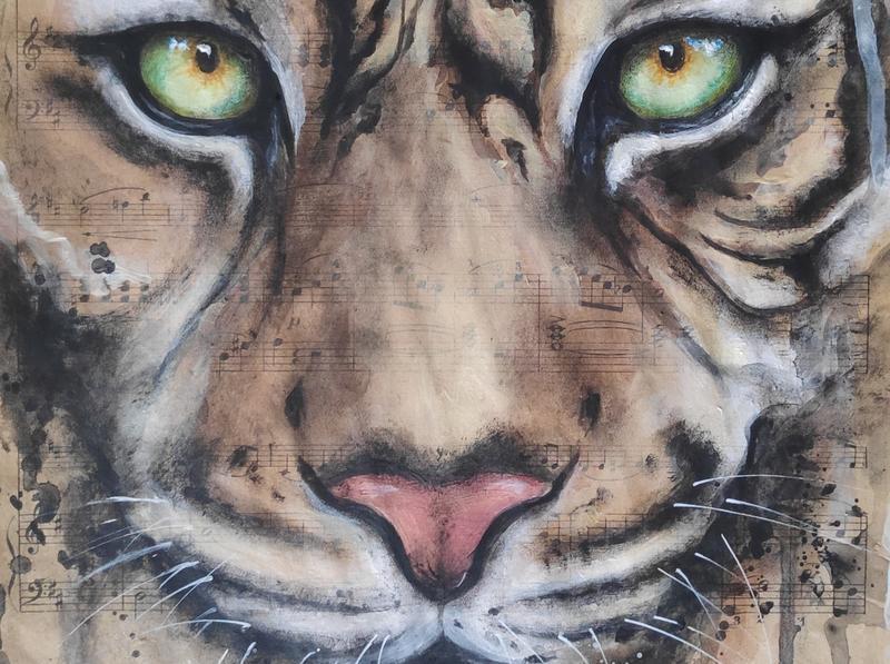 Exposition de peintures « Essence Animale » de Virginie Ayala