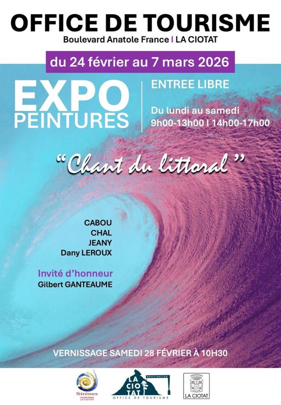 Exposition de peintures Sirènes Chant du littoral