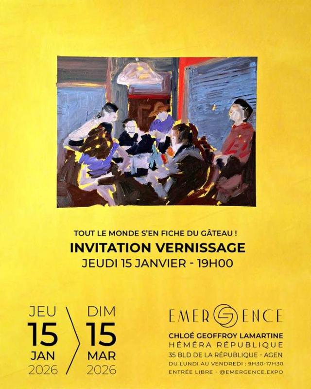 Exposition de peintures par Chloé Geoffroy Lamartine