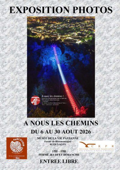 Exposition photos : A nous les chemins