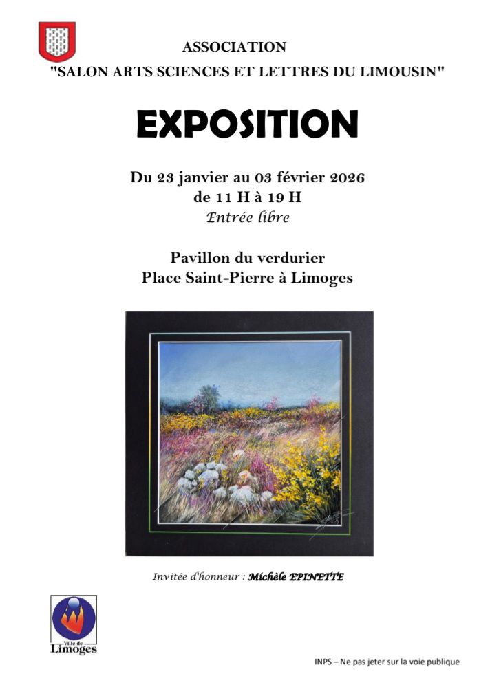 Salon Arts Sciences et Lettres du Limousin