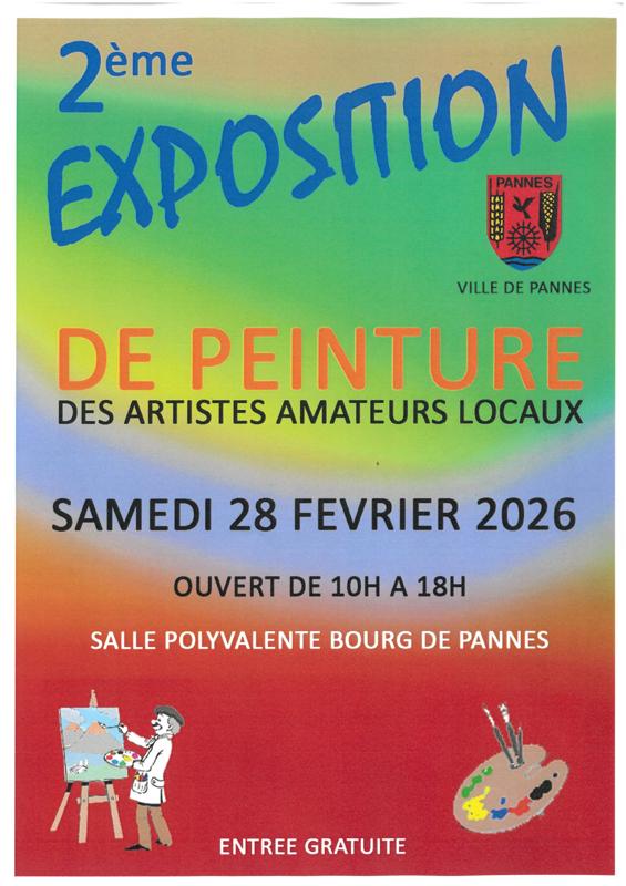 2ème exposition de peinture des artistes amateurs locaux