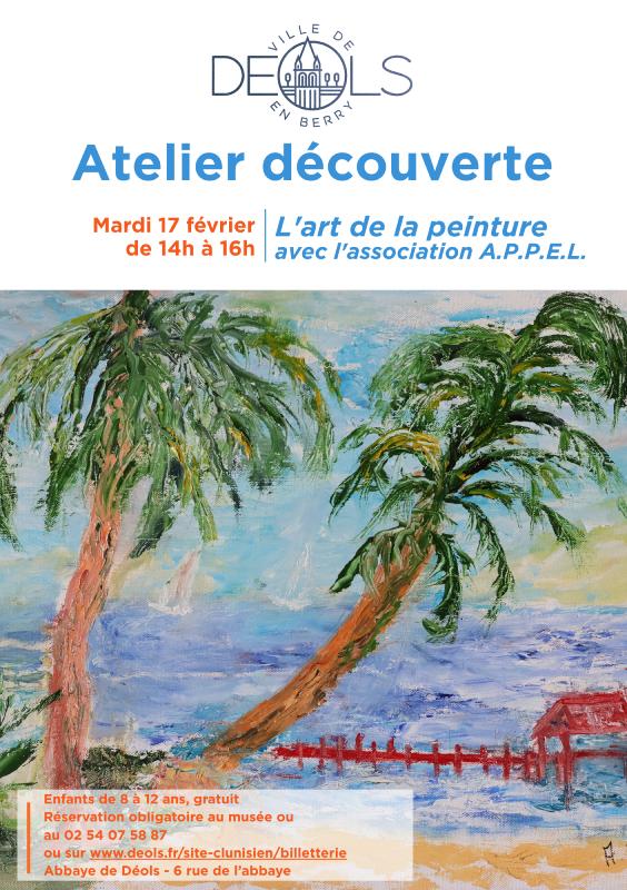 Atelier d’initiation à la peinture avec l’association A.P.P.E.L