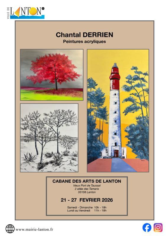 Exposition Cabane des Arts : Chantal Derrien
