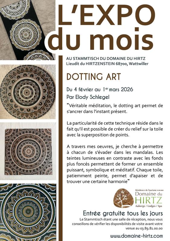 Exposition : Dotting Art par Elody Schlegel