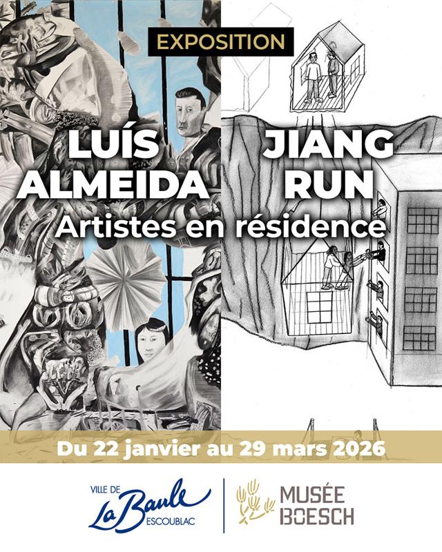 Exposition Luis Almeida / Run Jiang - Artistes en résidence