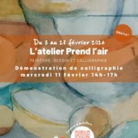 Exposition de peinture, dessin et caligraphie