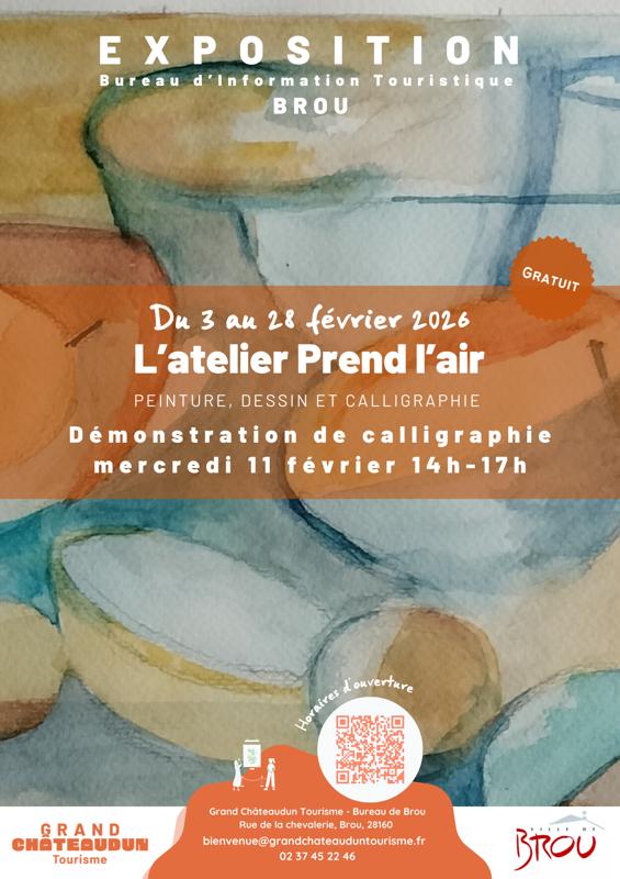 Exposition de peinture, dessin et caligraphie