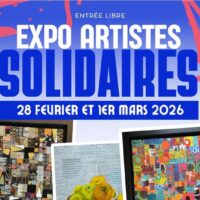Exposition des "artistes solidaires" du Secours Populaire