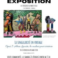 Exposition : la singularité en partage - Opus I : Alain Lacoste, la couleur pour écriture