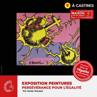 Exposition peintures « Persévérance pour l’égalité »