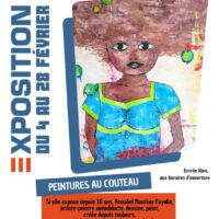 Médiathèque de Viry : Exposition "Peintures au couteau"