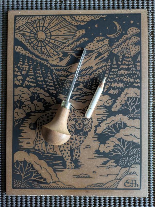 Stage de linogravure du 20 au 24 avril 2026 à Quimper