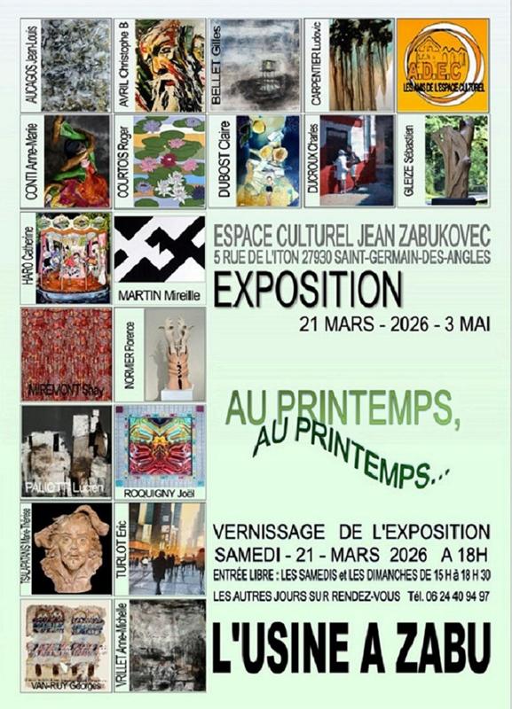Expo de printemps à l’Usine à Zabu