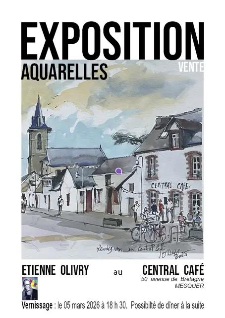 Exposition "Etienne Olivry, aquarelles locales"