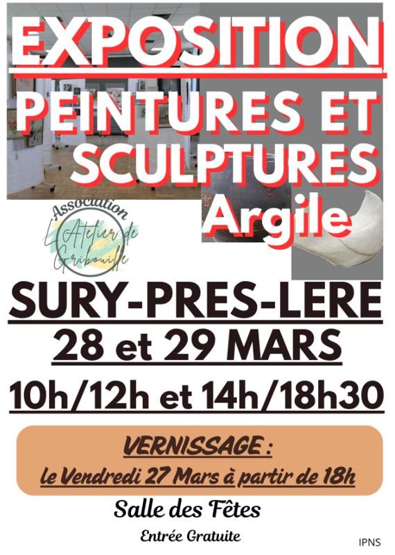 Exposition " Peintures, sculptures argile"
