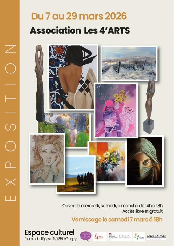 Exposition de l'Association les 4'Arts