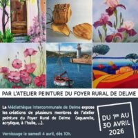 Exposition de l’atelier peinture du foyer rural de Delme