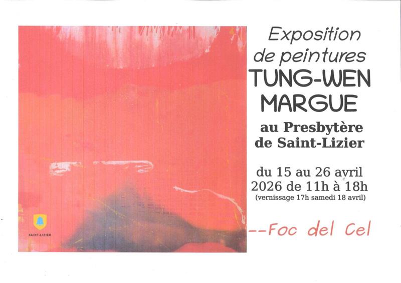 Exposition de peintures Tung-Wen MARGUE