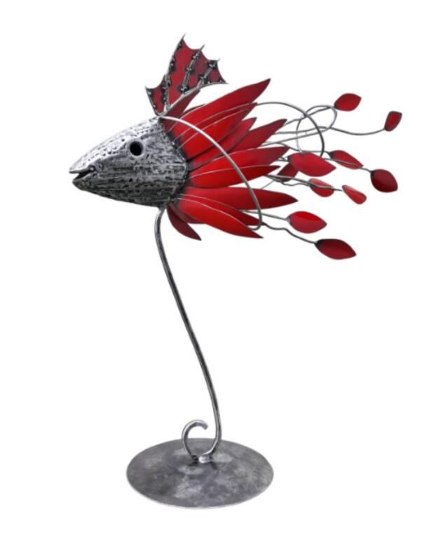 Exposition de sculptures métal - Karine HALLOUCHERIE