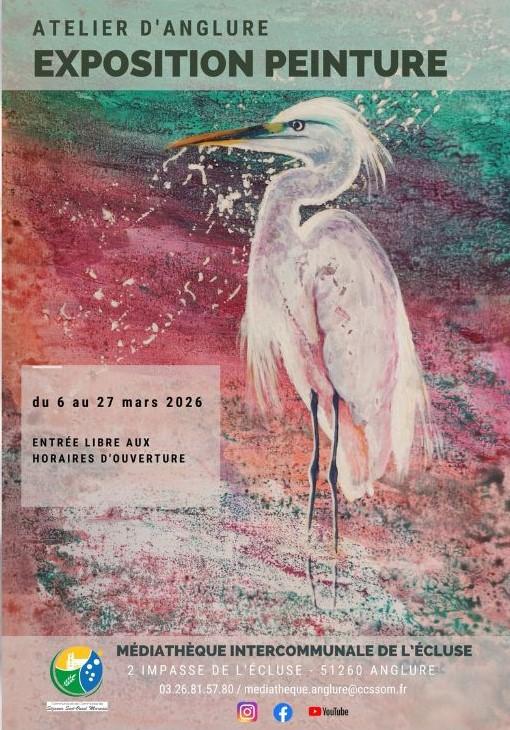 Exposition peinture à la Médiathèque d'Anglure