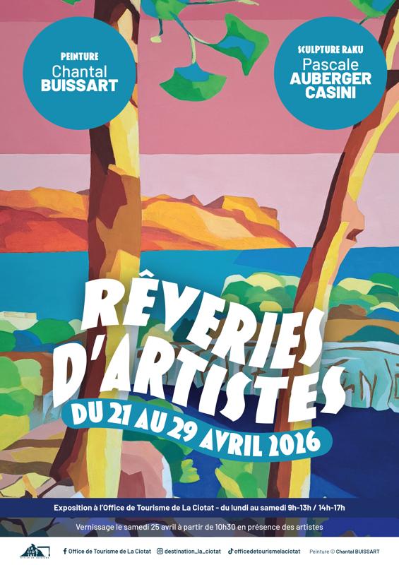 Exposition peintures et céramiques rêveries d'artistes