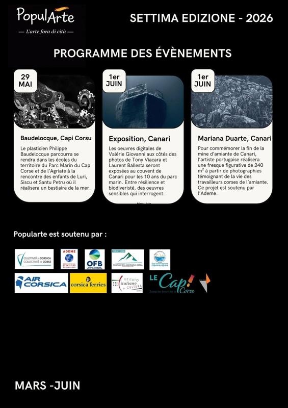 Exposition photographique de Valérie Giovanni, Tony Viacara et Laurent Ballesta proposé par PopulArte dans le cadre des 10 ans du Parc Marin - Canari