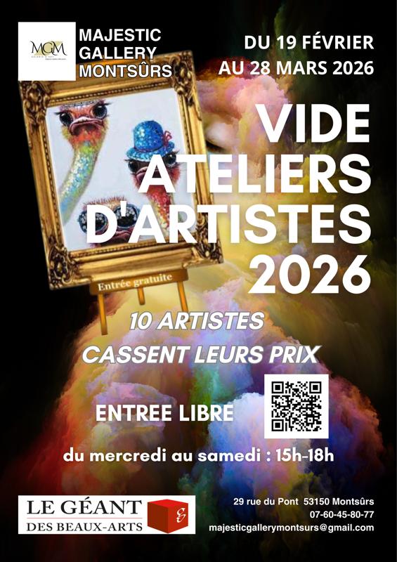 Vide ateliers d&rsquo;artistes