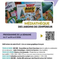 48h BD / Exposition sur René Goscinny dans le cadre du centenaire de sa naissance et table thématique « Astérix le Gaulois » - Médiathèque des Jardins de l’Empereur - Aiacciu