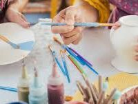 Atelier de peinture sur céramique