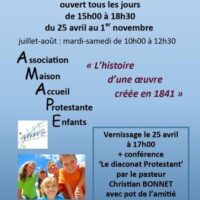 Exposition AMAPE, L'histoire d'une oeuvre créée en 1841