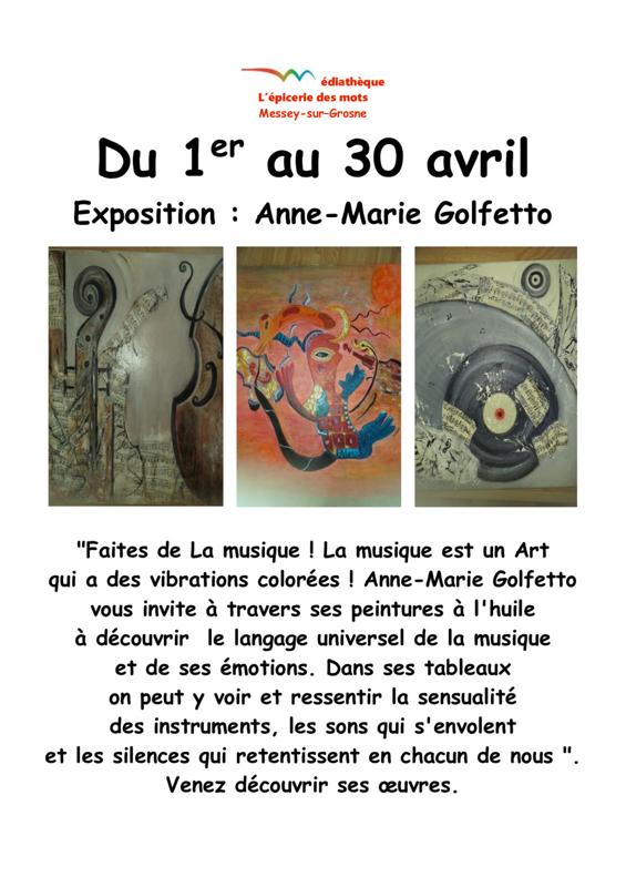 Exposition : Anne-Marie Golfetto