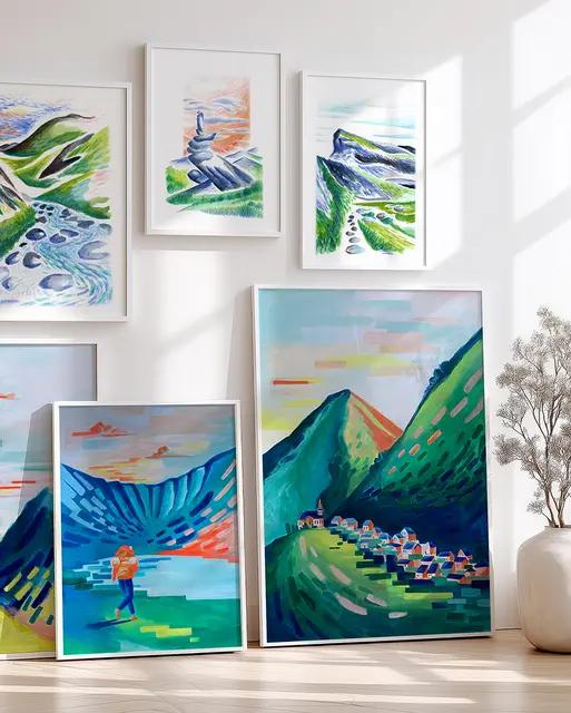 Exposition Aurore VIGNERON - Illustratrice et peintre muraliste - Galerie d'art Barbara Thollot