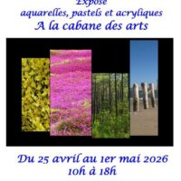 Exposition Cabane des Arts : Association Couleurs du Bassin