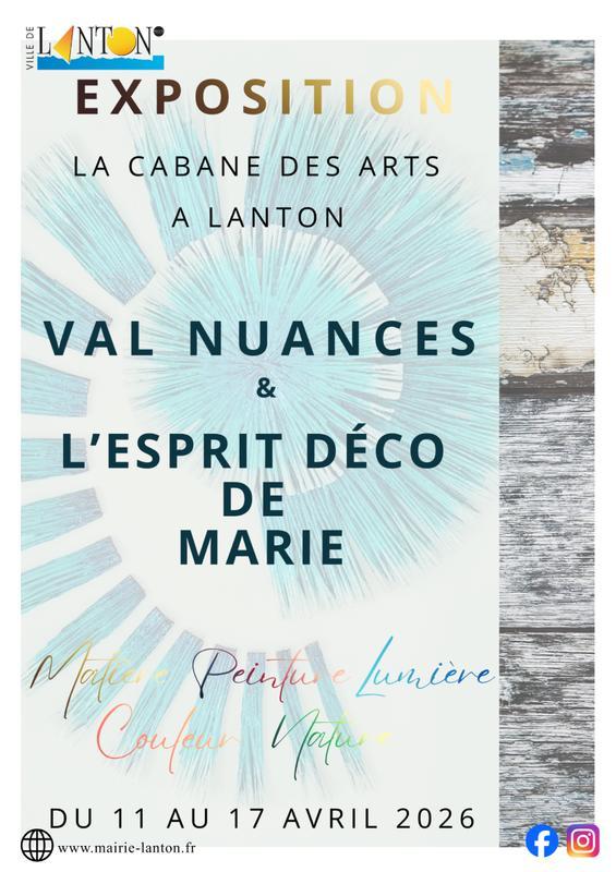 Exposition Cabane des Arts : Val nuances & l'esprit déco de Marie