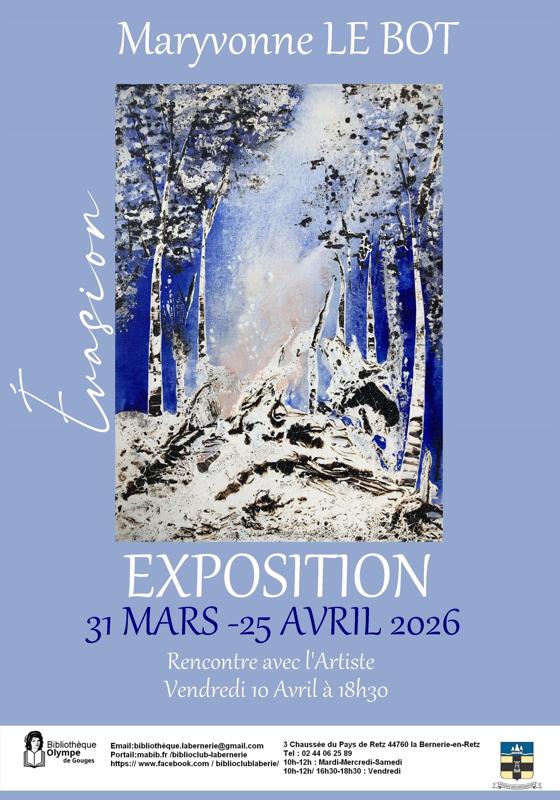 Exposition "Évasion" de Maryvonne le Bot