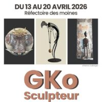 Exposition "Gko : 25 ans de sculpture à Tournus – Rétrospective 2026"