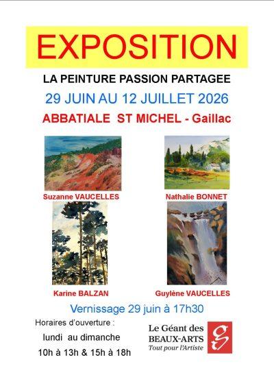 Exposition « La Peinture, passion partagée » à Gaillac