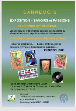 Exposition – Savoirs et passions Carrefour des passions
