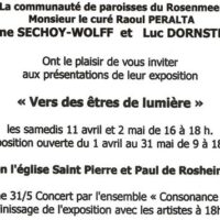 Exposition - Vers des êtres de lumière