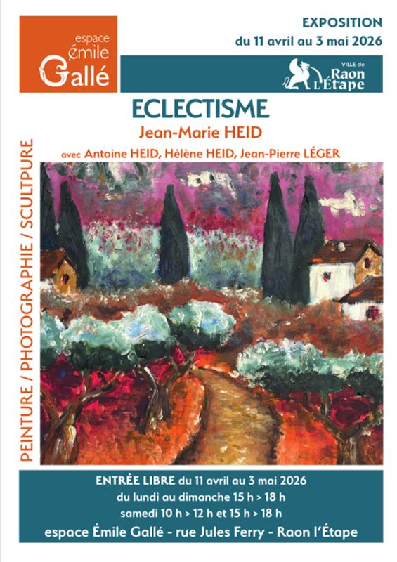 Exposition artistique-Eclectisme