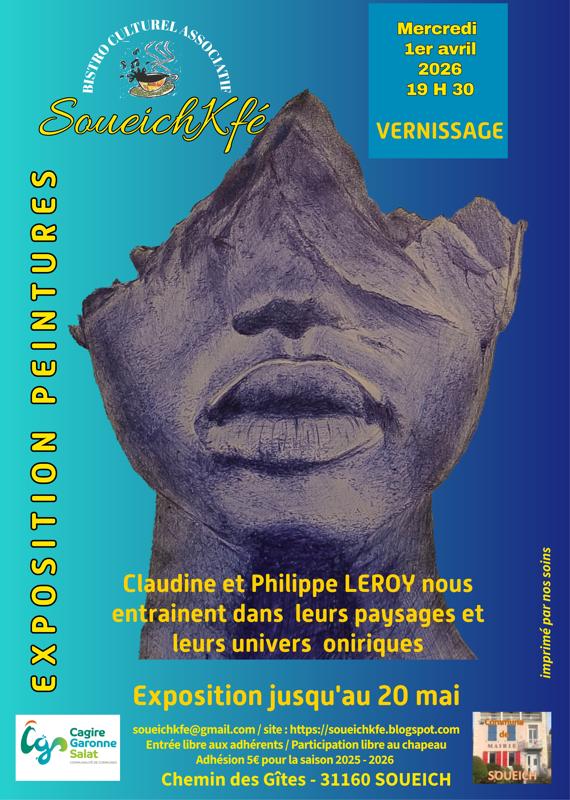 Exposition de Peintures de Claudine et Philippe Leroy
