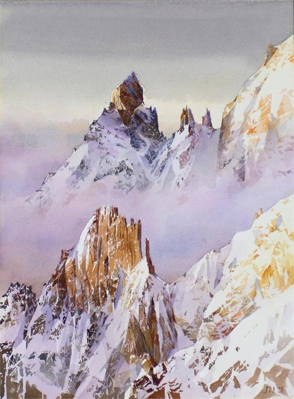 Exposition de Silvia de Bastiani - Artiste peintre aquarelliste - Galerie d'art Barbara Thollot