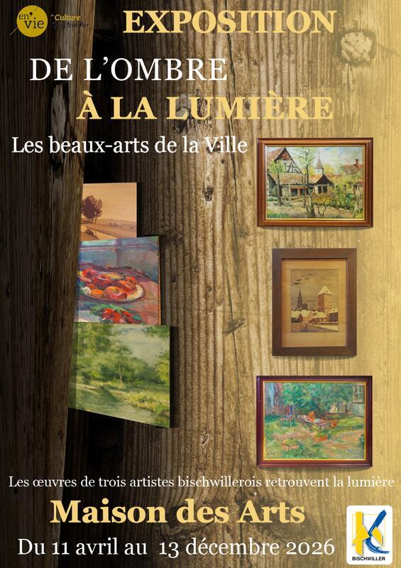 Exposition – de l&rsquo;ombre à la lumière : les beaux-arts de la Ville